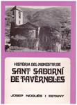 HISTORIA DEL MONESTIR DE SANT SADURNÍ DE TAVÈRNOLES | 9999900183962 | Nogués i Estany, Josep | Llibres de Companyia - Libros de segunda mano Barcelona