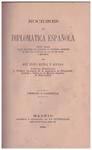NOCIONES DE DIPLOMATICA ESPAÑOLA | 9999900134087 | Muñoz y Rivero, Jesús | Llibres de Companyia - Libros de segunda mano Barcelona