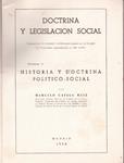 HISTORIA Y DOCTRINA POLITICO-SOCIAL | 9999900233490 | Catala Ruiz, Marcelo | Llibres de Companyia - Libros de segunda mano Barcelona