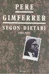 DIETARI. 2 vols 1979-1980 /1980-1982 | 9999900020243 | Gimferrer, Pere | Llibres de Companyia - Libros de segunda mano Barcelona