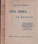 UNA OBRA Y UN BOCETO | 9999900121629 | Ruíz Contreras, Luis | Llibres de Companyia - Libros de segunda mano Barcelona