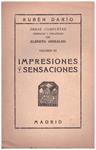 IMPRESIONES Y SENSACIONES | 9999900042276 | Dario, Ruben | Llibres de Companyia - Libros de segunda mano Barcelona