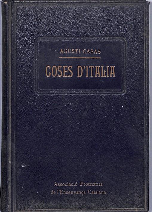 Coses d’Italia | 9999900240634 | Casas, Agustí | Libros antiguos y de segunda mano con historia