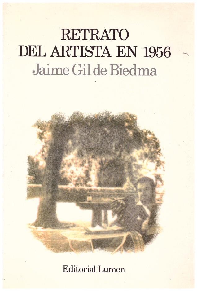 RETRATO DEL ARTISTA EN 1956 | 9999900195163 | Gil de Biedma, Jaime | Llibres de Companyia - Libros de segunda mano Barcelona