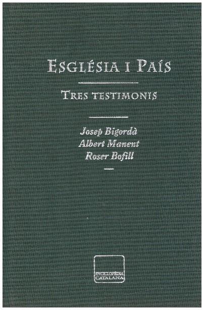ESGLESIA I PAIS | 9999900225594 | AA.VV | Llibres de Companyia - Libros de segunda mano Barcelona