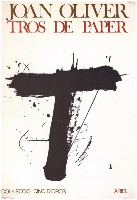 TROS DE PAPER | 9999900226010 | Oliver, Joan | Llibres de Companyia - Libros de segunda mano Barcelona