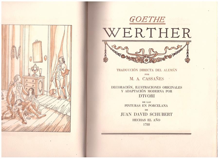 LAS DESVENTURAS DEL JOVEN WERTHER | 9999900190243 | Goethe | Llibres de Companyia - Libros de segunda mano Barcelona