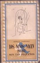 LOS NIÑOS NACEN POR QUE SON TAN PEQUEÑOS | 9999900171853 | CAMPANILE, ACHILLE | Llibres de Companyia - Libros de segunda mano Barcelona