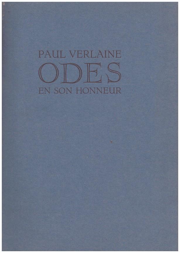 ODES EN SON HONNEUR | 9999900177121 | Verlaine, Paul | Llibres de Companyia - Libros de segunda mano Barcelona