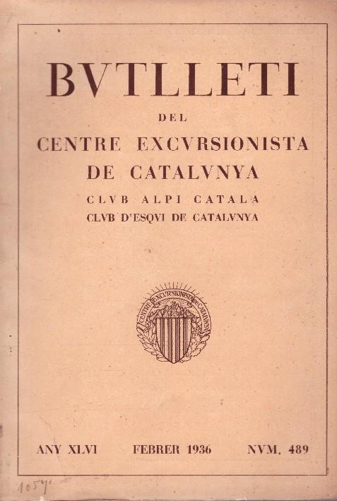 BUTLLETI DEL CENTRE EXCURSIONISTA DE CATALUNYA | 9999900020014 | Centre Excursionista de Catalunya. | Llibres de Companyia - Libros de segunda mano Barcelona