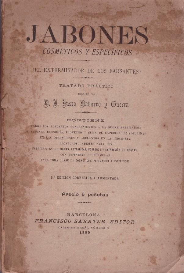 JABONES COSMÉTICOS Y ESPECÍFICOS | 9999900223026 | Guerra - Nabarro Justo. | Llibres de Companyia - Libros de segunda mano Barcelona