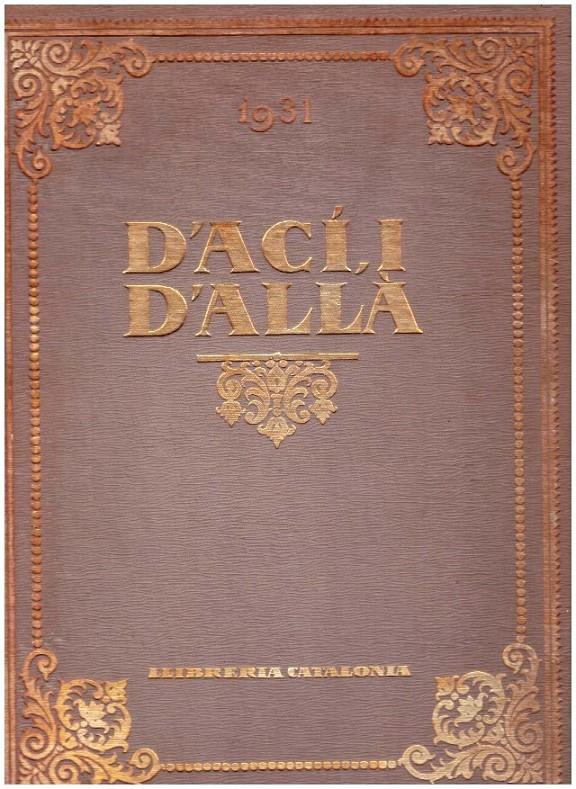 D'ACÍ I D'ALLÀ 1931 | 9999900225365 | Varios autores | Llibres de Companyia - Libros de segunda mano Barcelona