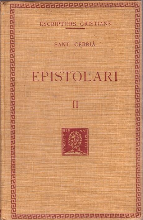 EPISTOLARI (VOL.2) | 9999900002300 | Sant Cebrià | Llibres de Companyia - Libros de segunda mano Barcelona