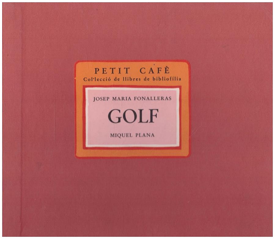 GOLF | 9999900183313 | Fonalleras, Josep Maria | Llibres de Companyia - Libros de segunda mano Barcelona