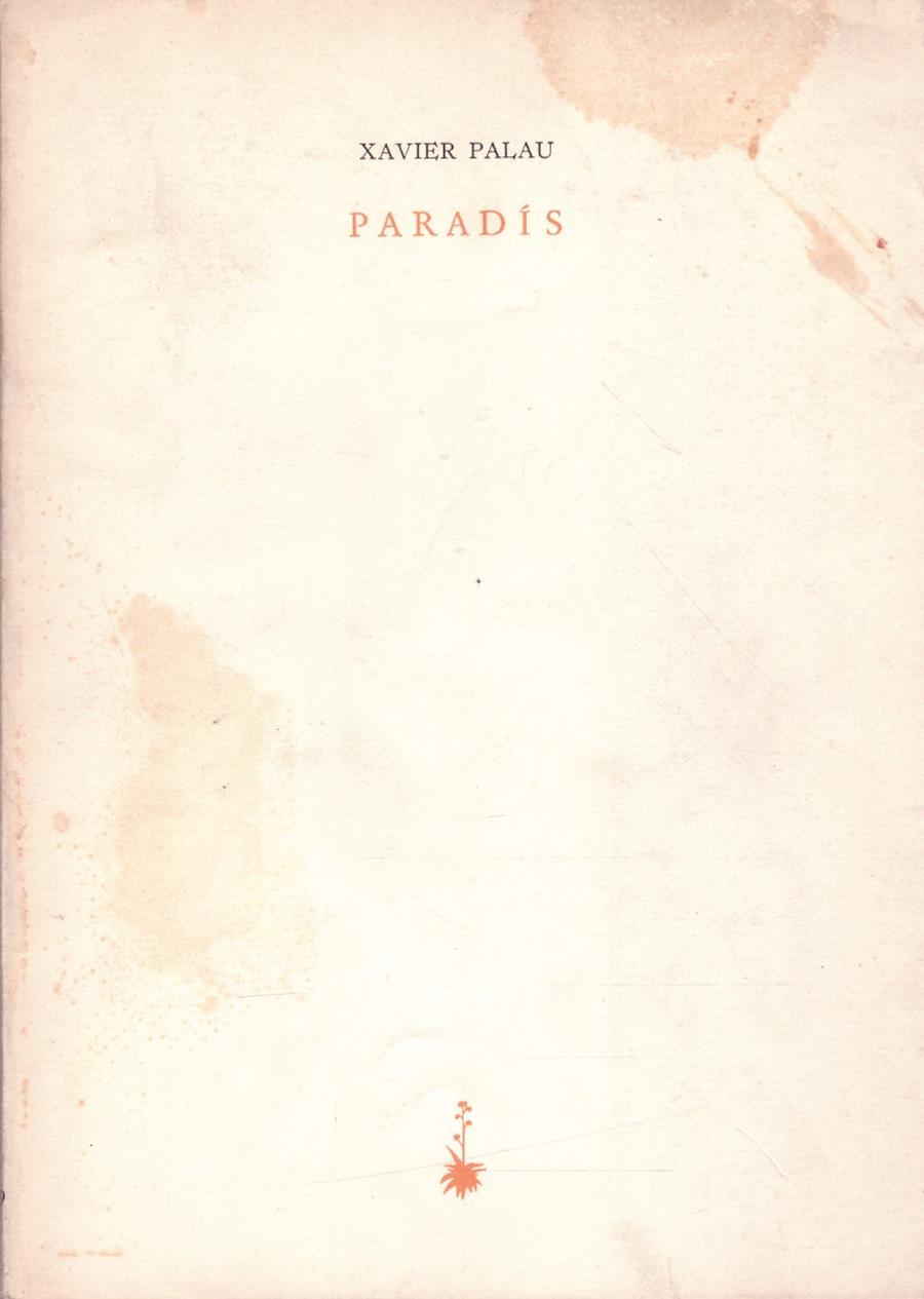 PARADÍS | 9999900161441 | Palau, Xavier | Llibres de Companyia - Libros de segunda mano Barcelona