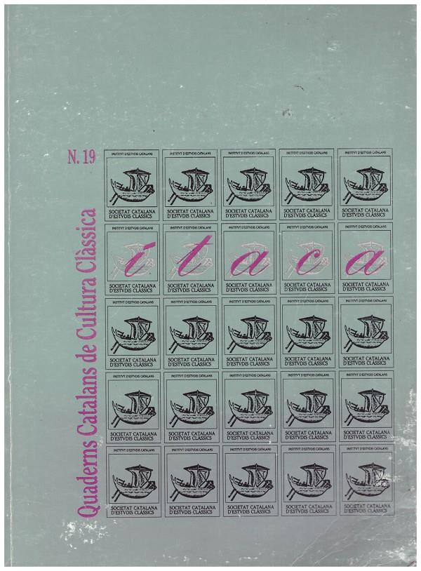 ÍTACA, QUADERNS CATALANS DE CULTURA CLÀSSICA Nº19 | 9999900008586 | Llibres de Companyia - Libros de segunda mano Barcelona