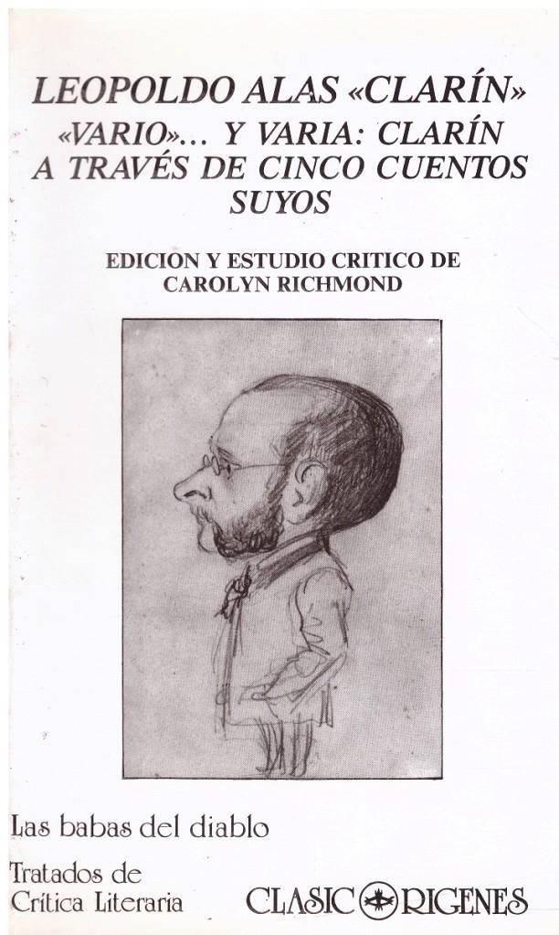 LEOPOLDO ALAS CLARIN VARIO...Y VARIA | 9999900055078 | Llibres de Companyia - Libros de segunda mano Barcelona