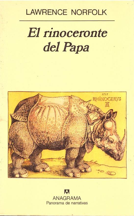 EL RINOCERONTE DEL PAPA | 9999900108927 | Norfolk, Lawrence | Llibres de Companyia - Libros de segunda mano Barcelona