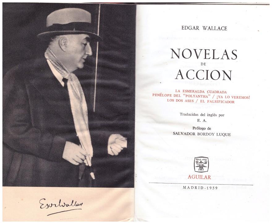 NOVELAS DE ACCION | 9999900059397 | Wallace, Edgar | Llibres de Companyia - Libros de segunda mano Barcelona