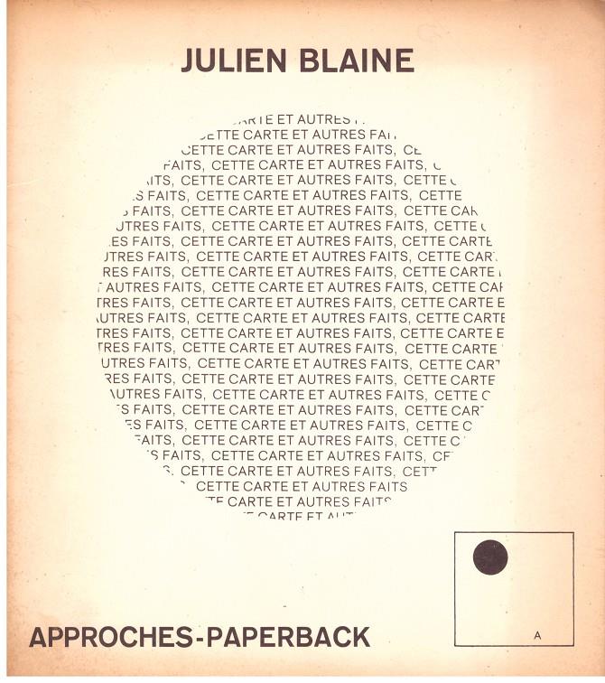 CETTE CARTE ET AUTRES FAITS | 9999900198355 | Blaine, Julien | Llibres de Companyia - Libros de segunda mano Barcelona