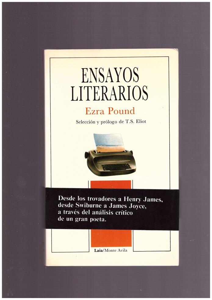 ENSAYOS LITERARIOS | 9999900164152 | POUND, EZRA | Llibres de Companyia - Libros de segunda mano Barcelona