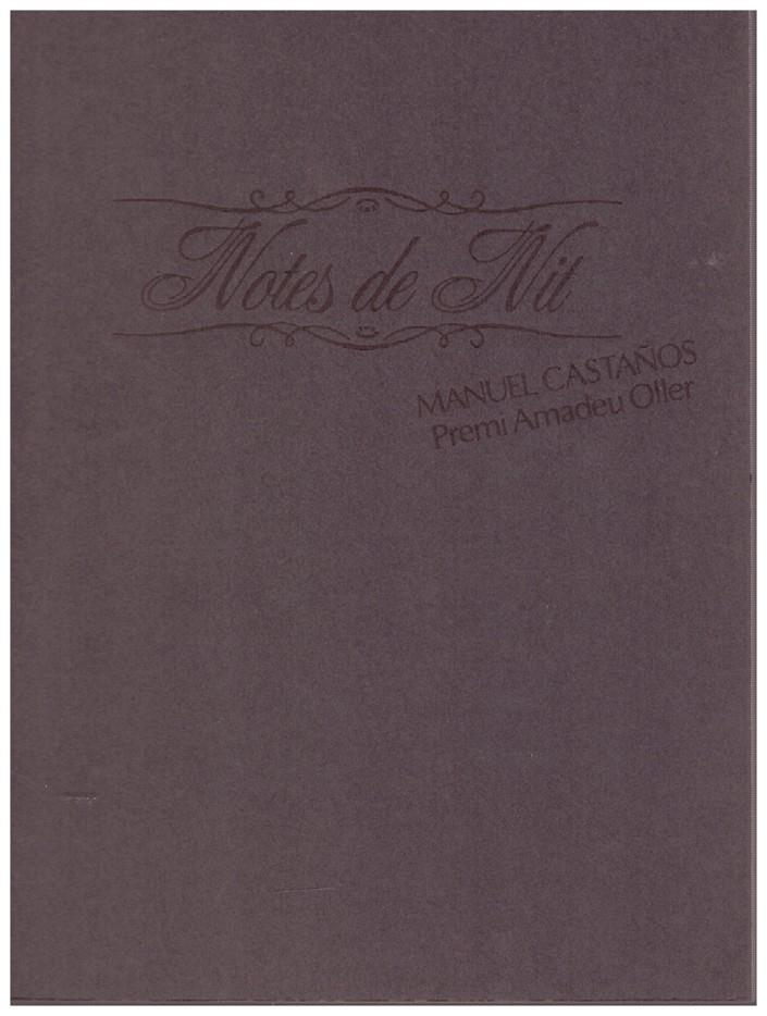 NOTES DE NIT | 9999900181869 | Castaños, Manuel | Libros antiguos y de segunda mano con historia