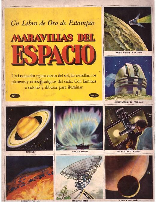 MARAVILLAS DEL ESPACIO " UN LIBRO DE ORO DE ESTAMPAS" | 9999900173253 | Llibres de Companyia - Libros de segunda mano Barcelona