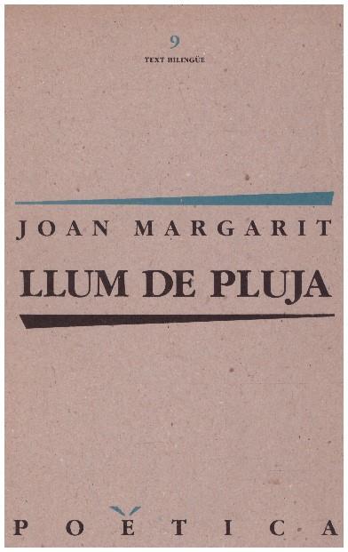 LLUM DE PLUJA | 9999900226676 | Margarit, Joan | Llibres de Companyia - Libros de segunda mano Barcelona