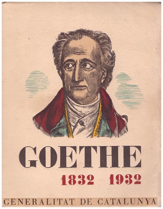 GOETHE. 1832 - 1982. Antologia que la Generalitat dedica a les Escoles de Catalunya | 9999900083842 | Llibres de Companyia - Libros de segunda mano Barcelona