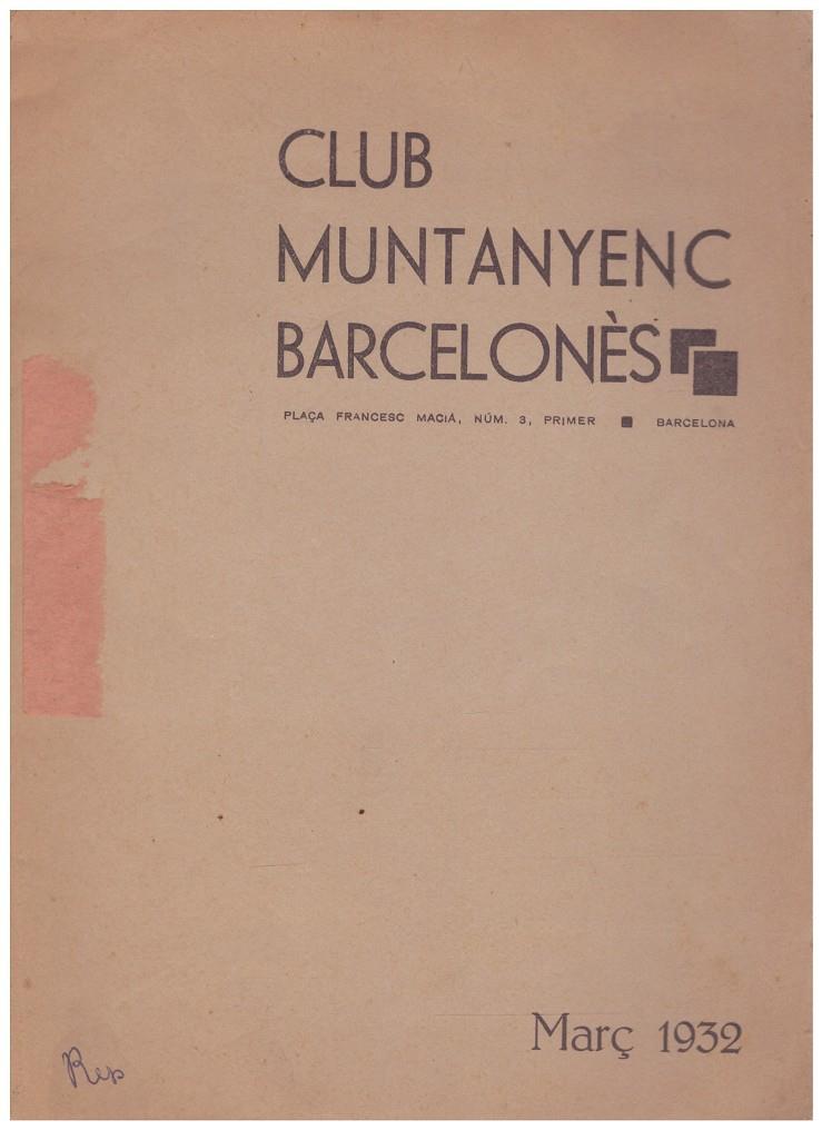 CLUB MUNTANYENC BARCELONÈS | 9999900109474 | Llibres de Companyia - Libros de segunda mano Barcelona