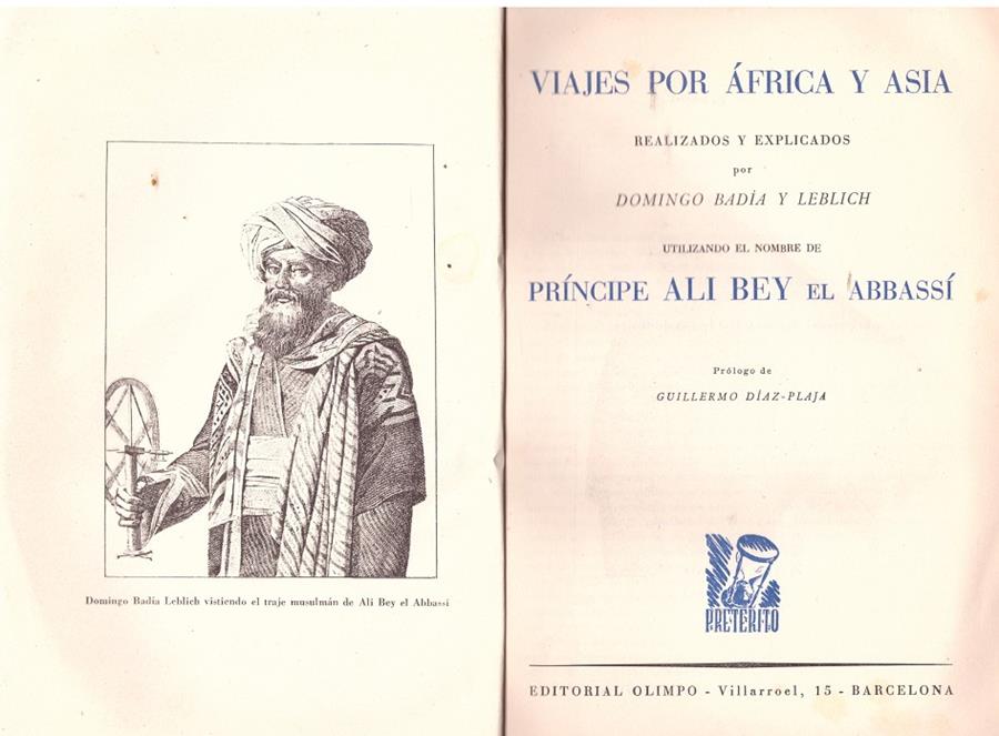 VIAJES POR AFRICA Y ASIA | 9999900026696 | Badia y Leblich, Domingo | Llibres de Companyia - Libros de segunda mano Barcelona