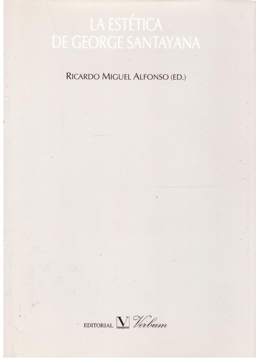 La estética de George Santayana | 9999900202427 | Miguel Alfonso, Ricardo | Llibres de Companyia - Libros de segunda mano Barcelona