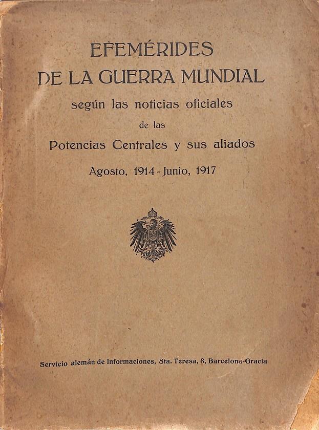 EFEMÉRIDES DE LA GUERRA MUNDIAL | 9999900010732 | Llibres de Companyia - Libros de segunda mano Barcelona