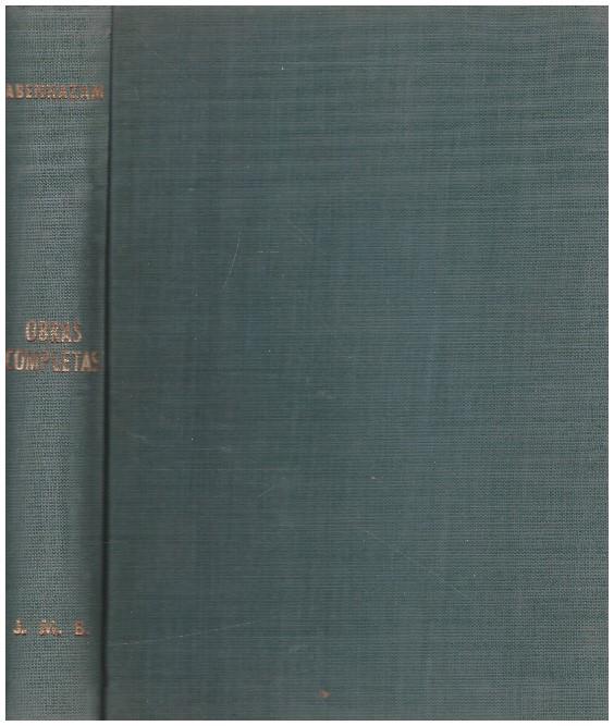 OBRAS COMPLETAS | 9999900233292 | Abenhazam | Llibres de Companyia - Libros de segunda mano Barcelona