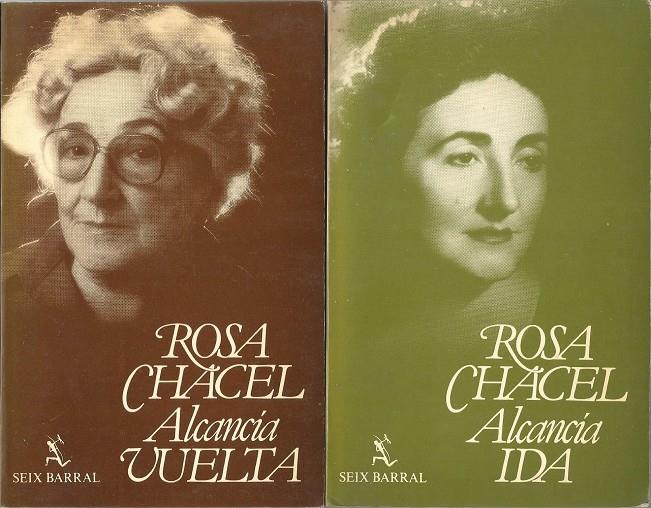ALCANCIA IDA/ VUELTA. 2 tomos | 9999900208412 | Chacel, Rosa | Llibres de Companyia - Libros de segunda mano Barcelona
