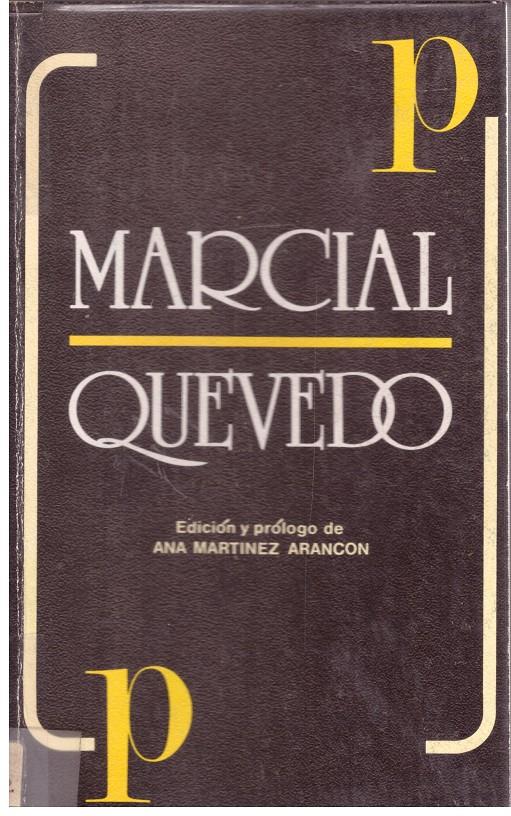 MARCIAL QUEVEDO | 9999900198515 | Arancon, Martinez Ana | Llibres de Companyia - Libros de segunda mano Barcelona