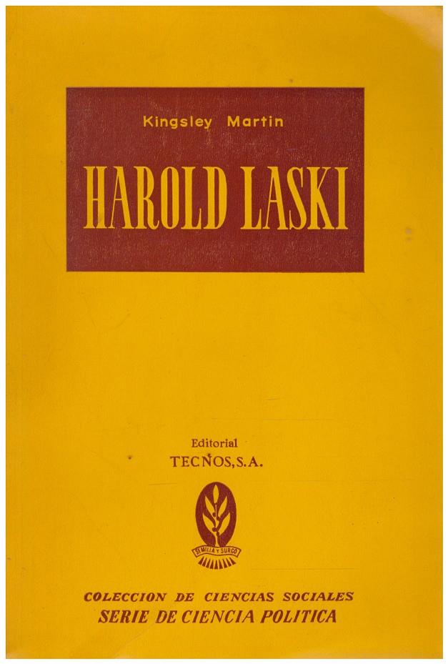 HAROLD LASKI | 9999900011319 | Kingsley, Martin | Llibres de Companyia - Libros de segunda mano Barcelona