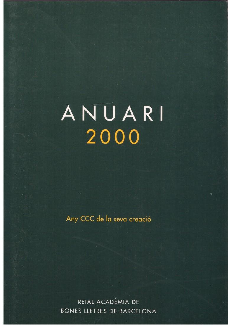 ANUARI 2000 | 9999900023497 | Llibres de Companyia - Libros de segunda mano Barcelona