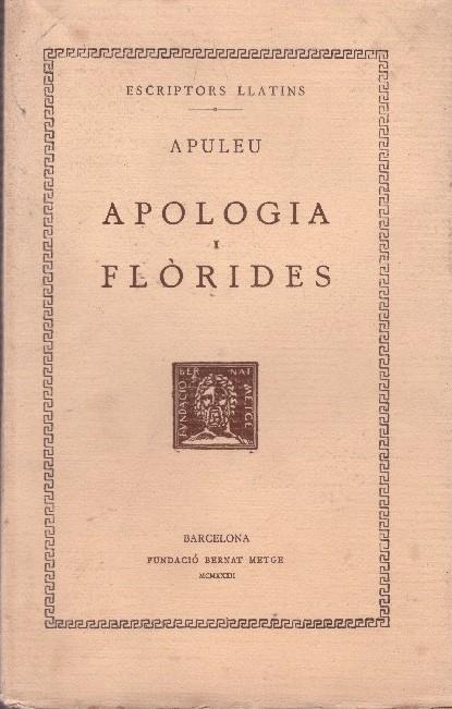 APOLOGIA I FLÒRIDES | 9999900227161 | Apuleu | Llibres de Companyia - Libros de segunda mano Barcelona