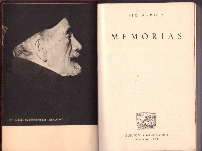 MEMORIAS | 9999900228069 | Baroja, Pío | Llibres de Companyia - Libros de segunda mano Barcelona