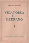 VIDA Y OBRA DE MEDRANO | 9999900230598 | Alonso, Damaso | Llibres de Companyia - Libros de segunda mano Barcelona