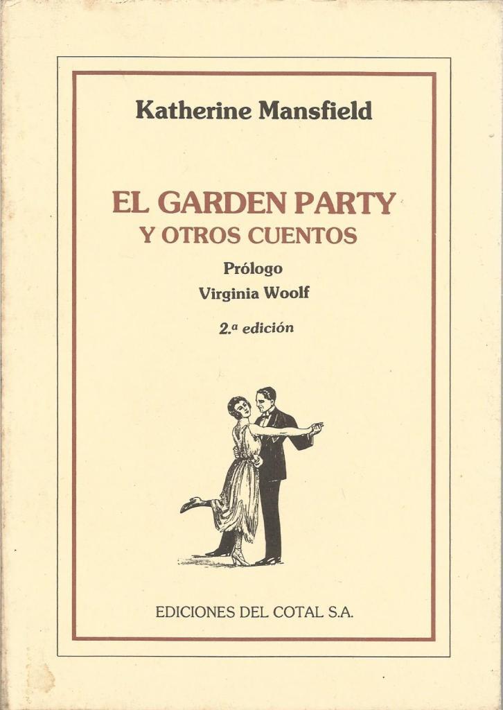 EL GARDEN PARTY Y OTROS CUENTOS | 9999900208764 | Mansfield, Katherine | Llibres de Companyia - Libros de segunda mano Barcelona