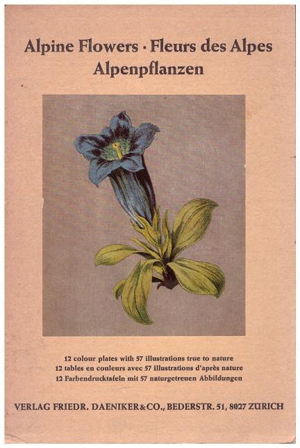 ALPINE FLOWERS - FLEURS DES ALPES - ALPENPFLANZEN | 9999900200959 | Llibres de Companyia - Libros de segunda mano Barcelona