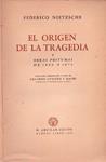 EL ORIGEN DE LA TRAGEDIA | 9999900228106 | NIETZSCHE, FEDERICO | Llibres de Companyia - Libros de segunda mano Barcelona