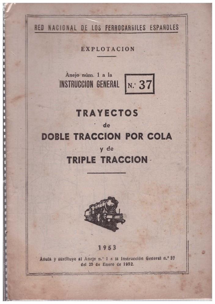 TRAYECTOS DE DOBLE TRACCION POR COLA Y DE TRIPLE TRACCION | 9999900214567 | Silvela, M. | Llibres de Companyia - Libros de segunda mano Barcelona