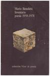 INVENTARIO. Poesía, 1958-1978 | 9999900095975 | Benedetti, Mario | Llibres de Companyia - Libros de segunda mano Barcelona