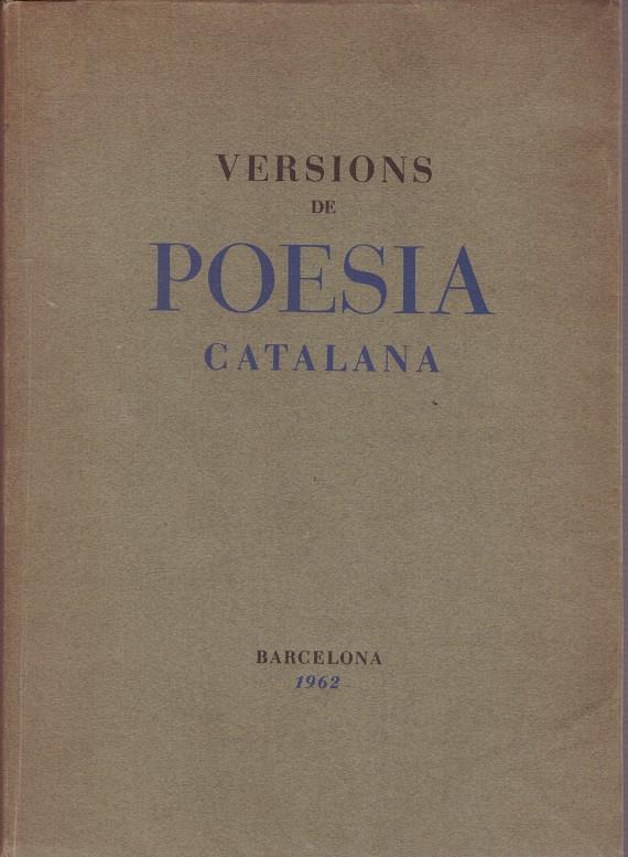 VERSIONS DE POESIA CATALANA | 9999900048179 | Llibres de Companyia - Libros de segunda mano Barcelona