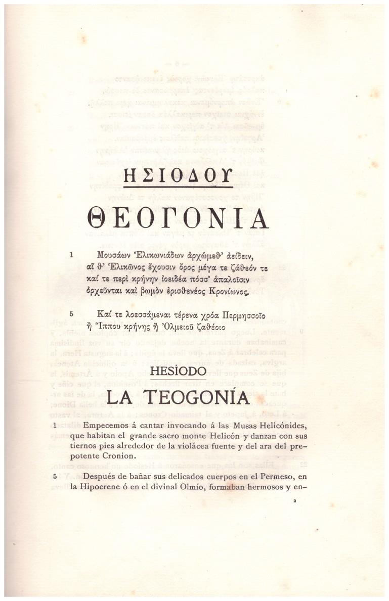 LA TEOGONIA | 9999900216769 | Hesiodo | Llibres de Companyia - Libros de segunda mano Barcelona