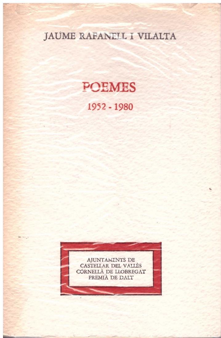 POEMES 1952-1980 | 9999900182712 | Rafanell i Vilalta, Jaume | Llibres de Companyia - Libros de segunda mano Barcelona
