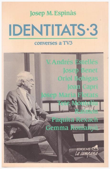 IDENTITATS - 3 | 9999900201888 | Espinàs, Josep M | Llibres de Companyia - Libros de segunda mano Barcelona